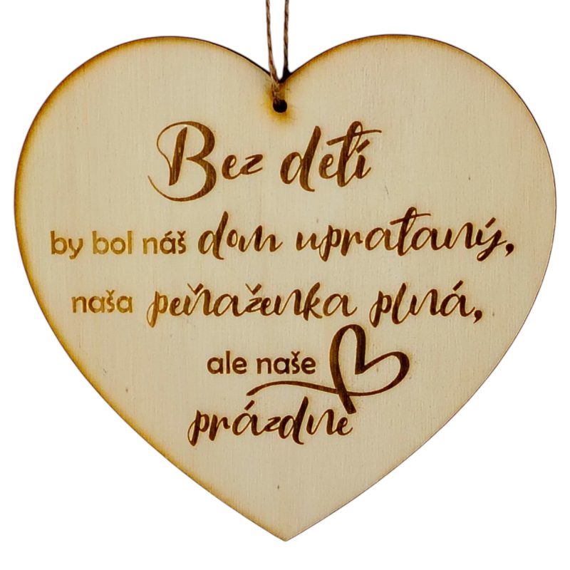 Srdiečko - Bez detí ...